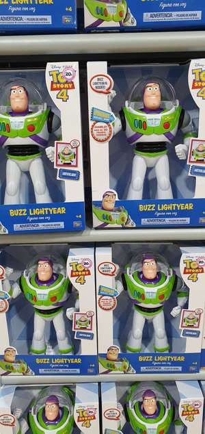 Toy Story Figura Articulada Buzz Lightyear con Voz 30 cm (MGI Toledo) 