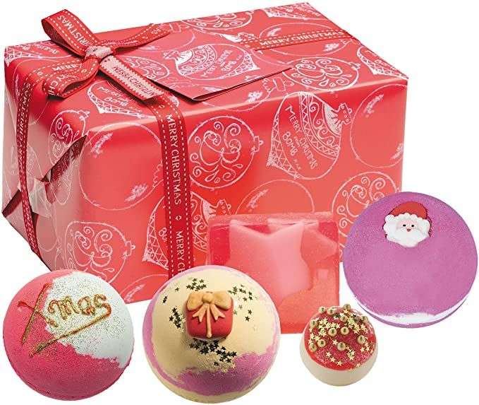 Cosméticos bomba Gift Set (Badepralinen y jabón) Santa Baby, 1er Pack (1 x 500g)