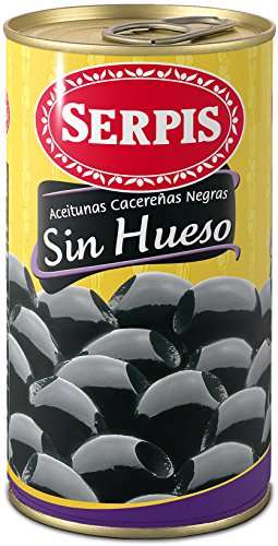 Serpis Aceituna Cacereñas Negras sin Hueso, 350g