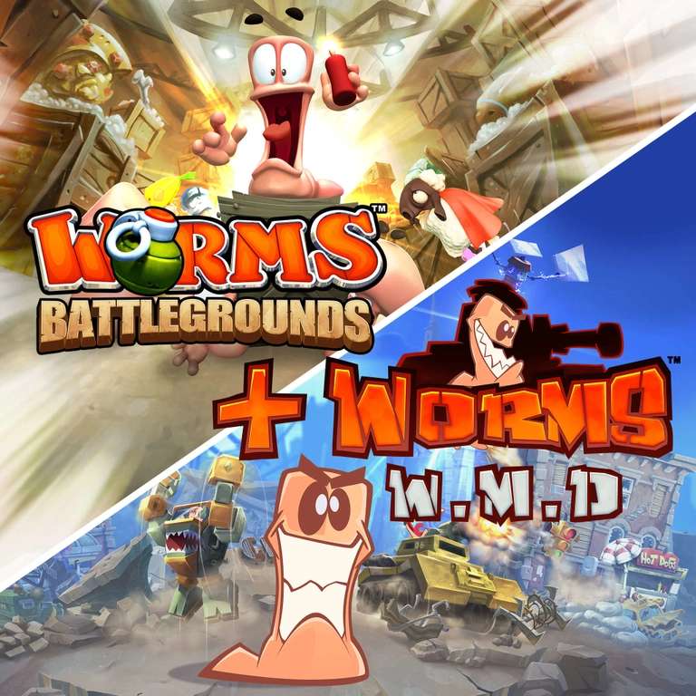 Worms Battlegrounds + Worms W.M.D ps4 "Desde la Store"