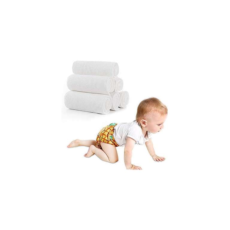 Lictin 10PCS Pañales Lavables para Bebés