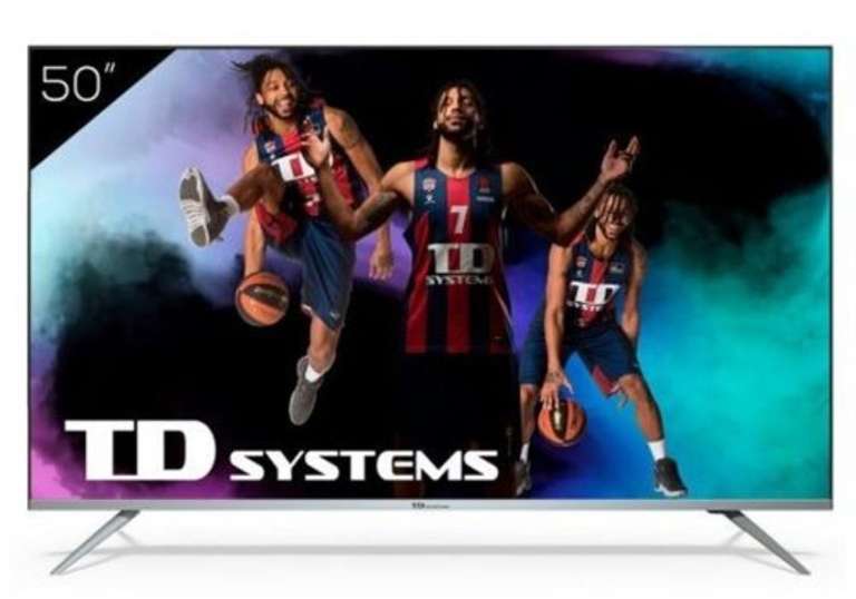 TV LED 50'' TD Systems K50DLJ12US 4K UHD Smart TV(recogida en tienda)