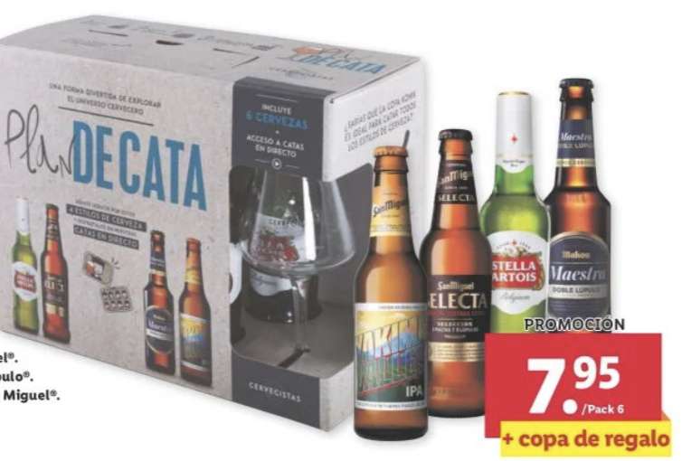 PACK Degustación 6 Cervezas Premium + Copa de Regalo