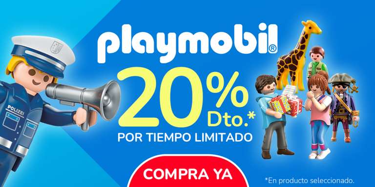 -20% en Playmobil, PolyJuguetes