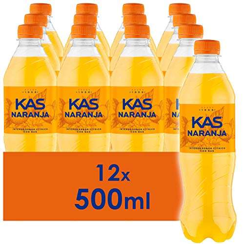 12 Botellas Kas Naranja 500ml
