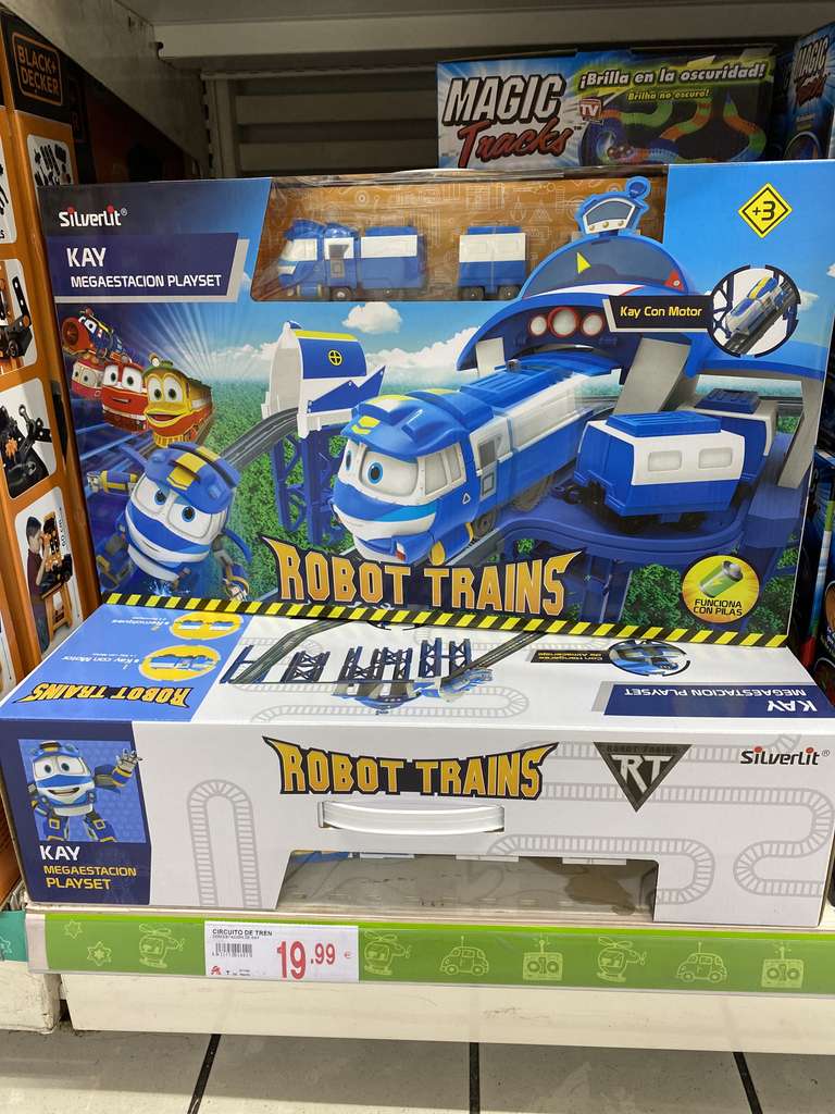Robot Train Megaestacion Playset en Alcampo Vaguada