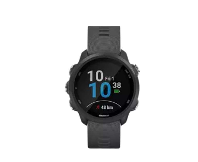 Reloj deportivo - Garmin Forerunner 245, Gris, 42mm, 1.2", Bluetooth, Frecuencia cardíaca, LCD, 168h