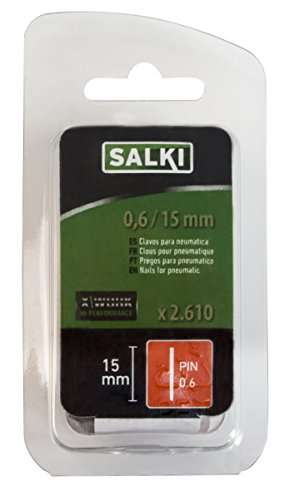 Salki, puntas para martillo neumático, Metal, 0.6 x 15 mm, Set de 2610 Piezas.