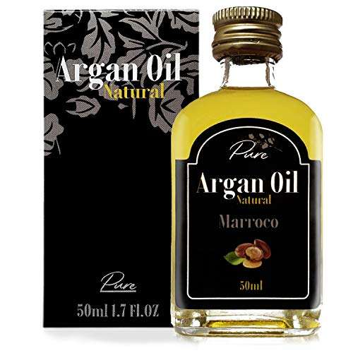 Aceite puro de Argan, 50 ml., 100% natural bio-orgánico, prensado en frío.