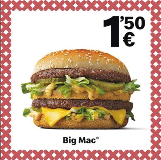Big Mac a 1.5€