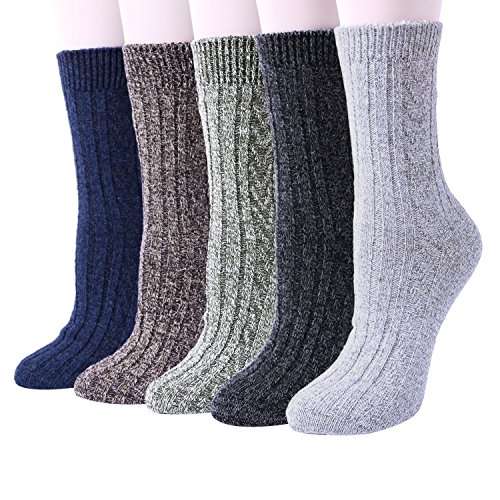 Pack de 5 Pares de calcetines térmicos de lana
