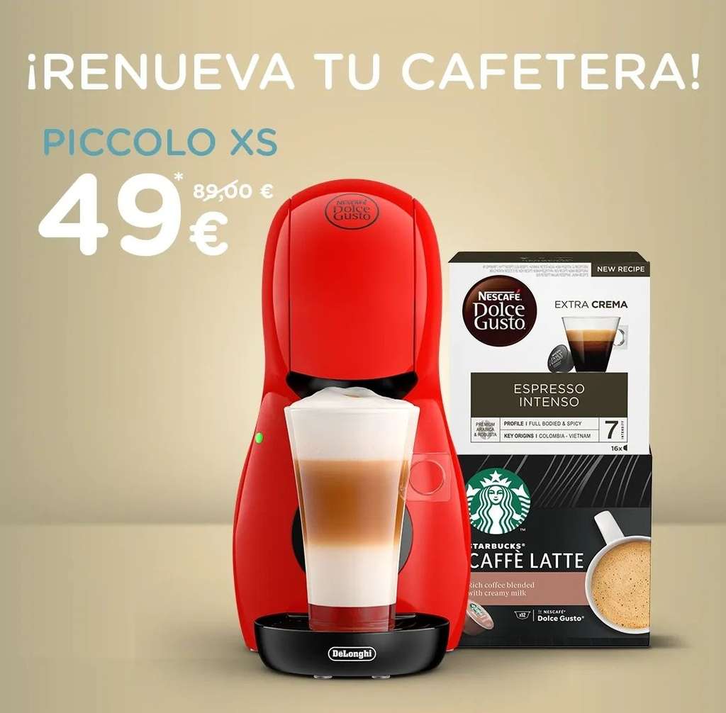 Cafetera Dolce Gusto + 2 Cajas