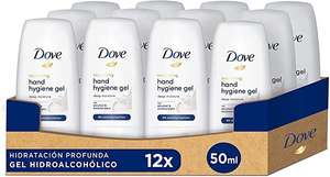 Dove Gel Hidroalcohólico Hidratación Profunda 50ml - Pack de 12 , también vainilla