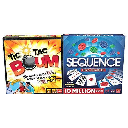 Tic Tac Boum + Sequence - Pack 2 Juegos de Mesa