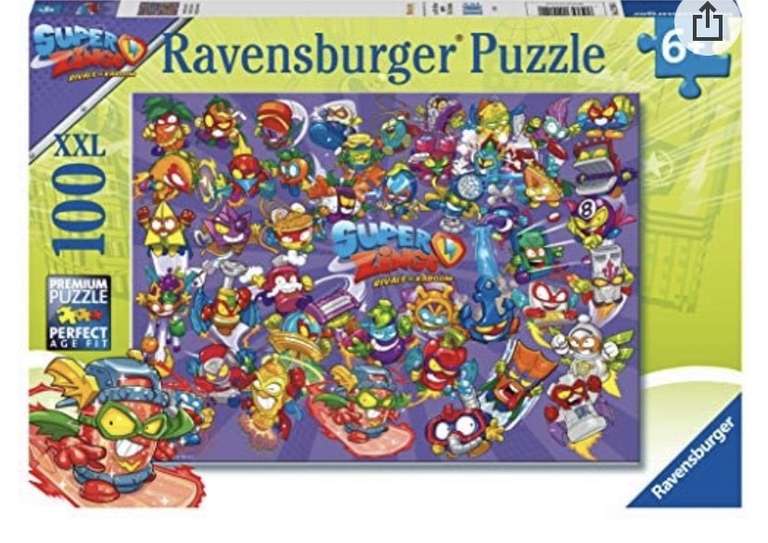 Ravensburger - Puzzle Super Zings, 100 piezas XXL