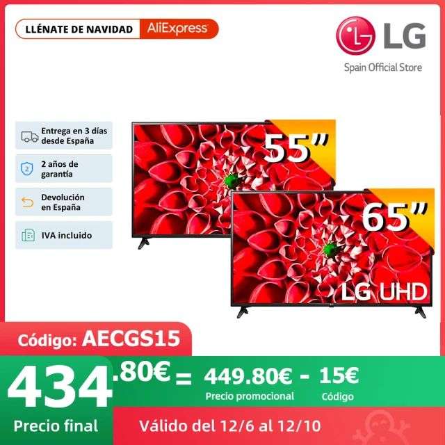 Smart TV LG Serie 7 UHD 4K 55"