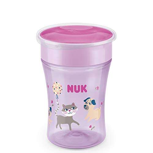 NUK Magic Cup vaso antiderrame bebe | Borde a prueba de derrames de 360°