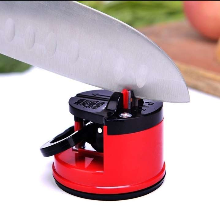 Afilador de cuchillos con ventosa