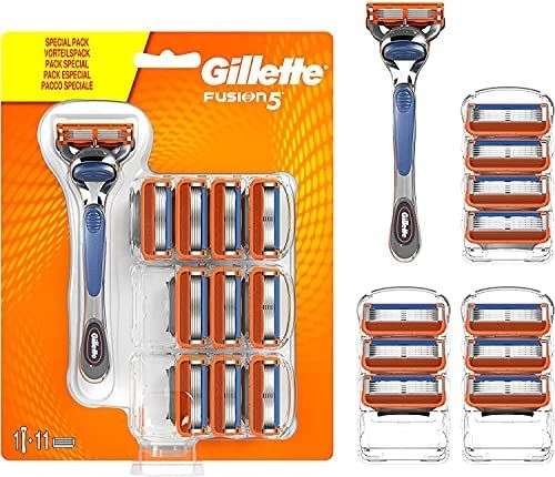 Gillette Fusion 5 Maquinilla de Afeitar Hombre + 11 Cuchillas de Recambio (compra recurrente)