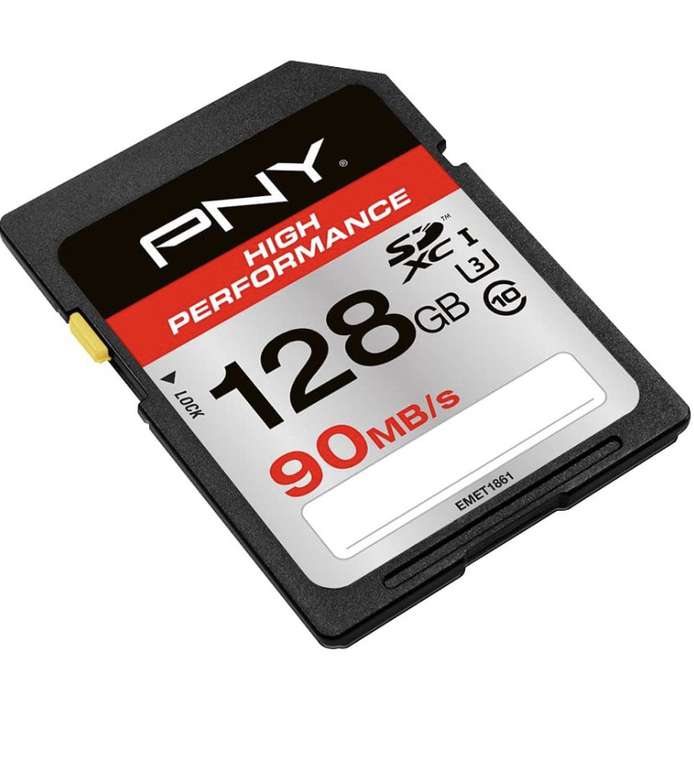 SD PNY 128gb high performance clase 10 UHS1