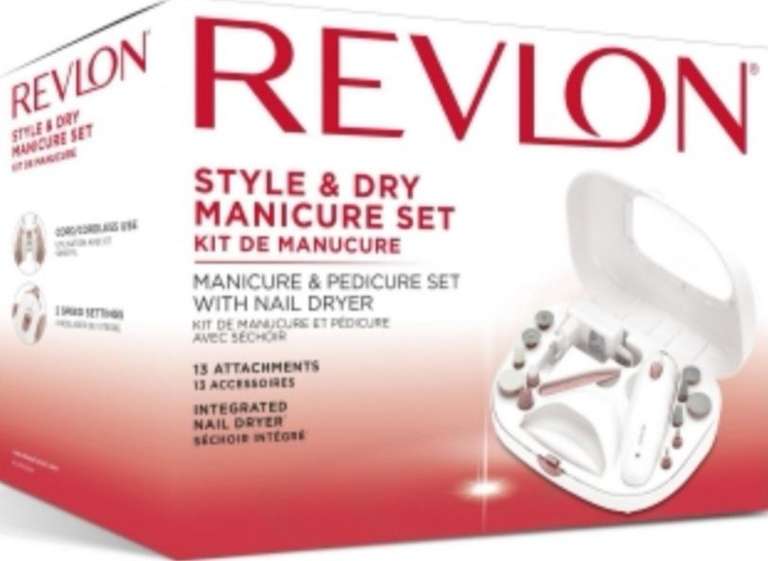 Style & Dry Revlon. Set de Manicura y Pedicura