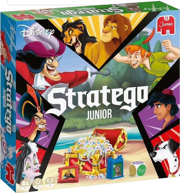Jumbo- Stratego Junior Disney - Juego infantil a partir de 4 años