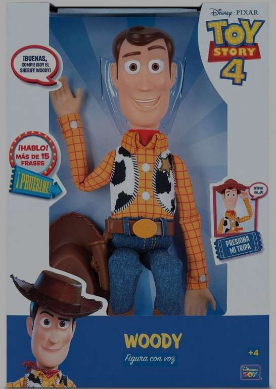 Toy Story Figura Articulada Woody con voz 40 cm