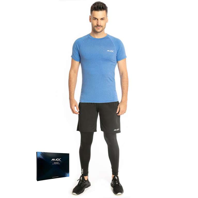Camiseta + Pantalones cortos + Leggins solo 19.19€ (En 3 Colores)