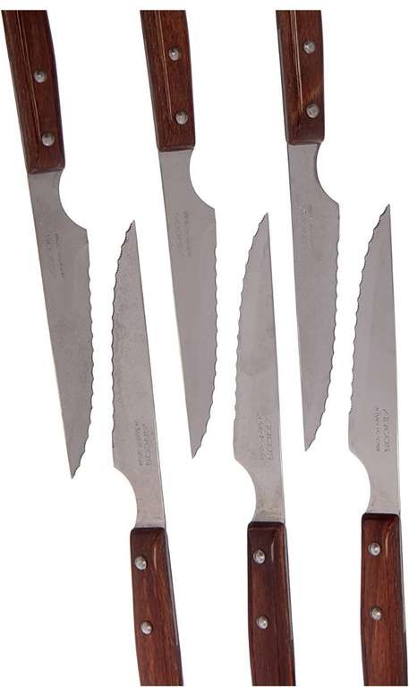 Cuchillos arcos, lote de 6 cuchillos chuleteros (oferta flash)