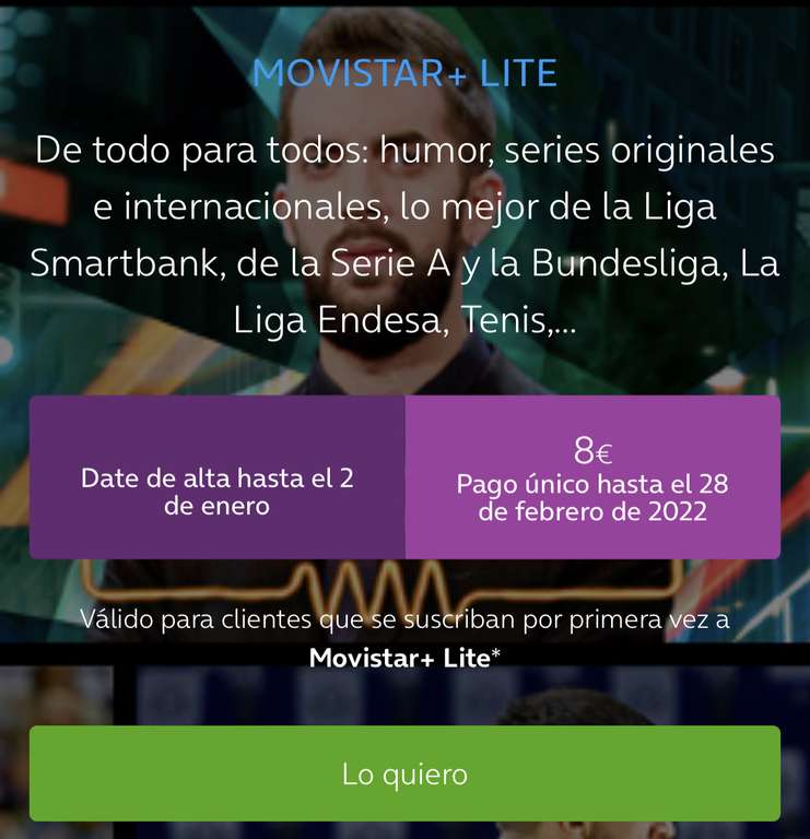 Movistar+ Lite (hasta el 28 de febrero)