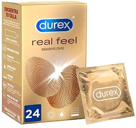 Durex Preservativos Sensitivos Real Feel - 24 condones (compra R)
