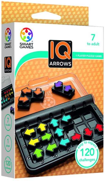 smart games IQ Arrows, Juegos de Memoria para Niños, Rompecabezas, Juguetes Educativos, Puzzle Infantil