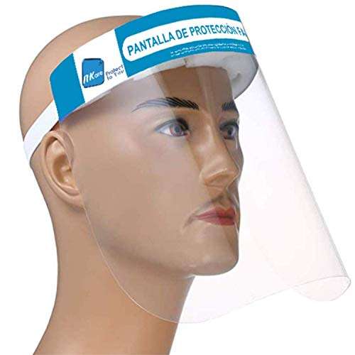 Pack 10 viseras de proteccion facial