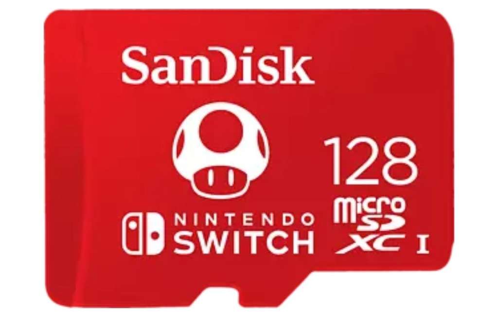 Tarjeta micro SDXC - SanDisk Licencia Nintendo®, 128 GB (Amazon iguala)