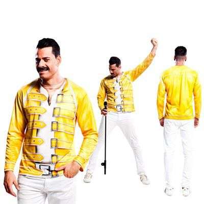 Camiseta Manga larga Queen Freddie Mercury - Talla M