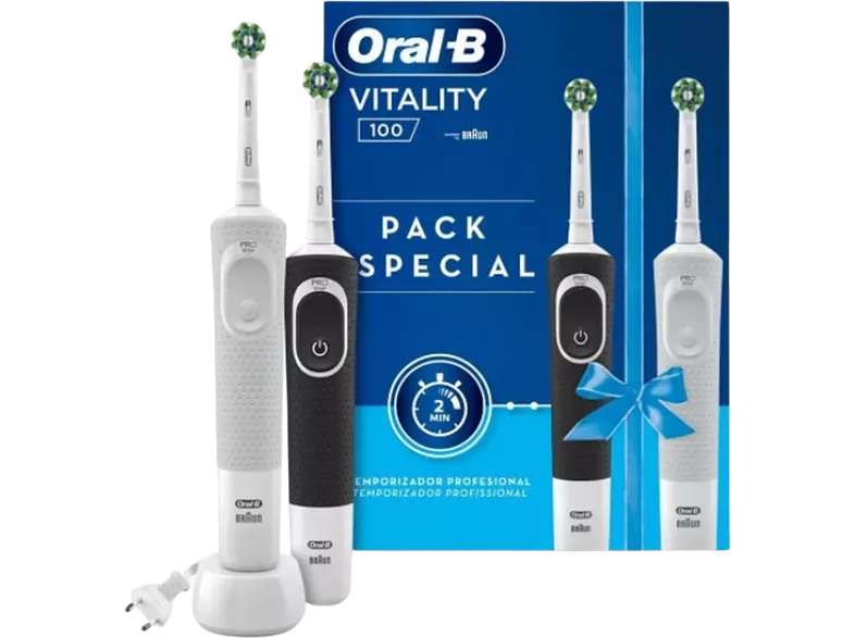 Oral B vitality 100 . Pack de 2 cepillos eléctricos