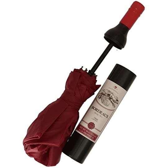 Paraguas Plegable, Botella de Vino