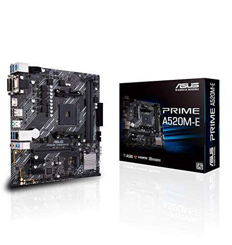 Placa Base ASUS Prime A520M-E Micro ATX AMD A520 (Ryzen 4000 AM4)