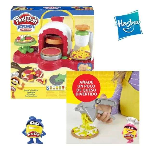 Hasbro Original Play-Doh, Horno de Pizza, Juguete creativo, Plastilina para niños - DIA 15 10 am