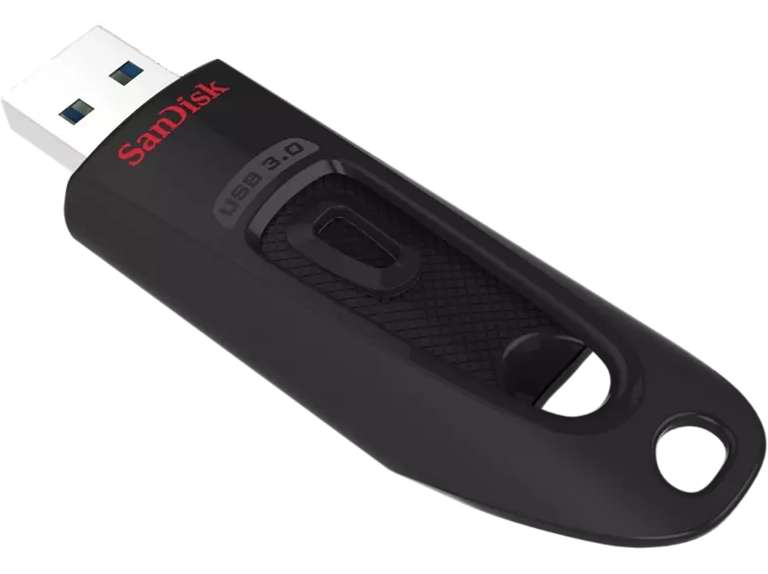Memoria USB SanDisk Ultra, USB 3.0 32 GB o 64GB con vel. de lectura 130 MB/s