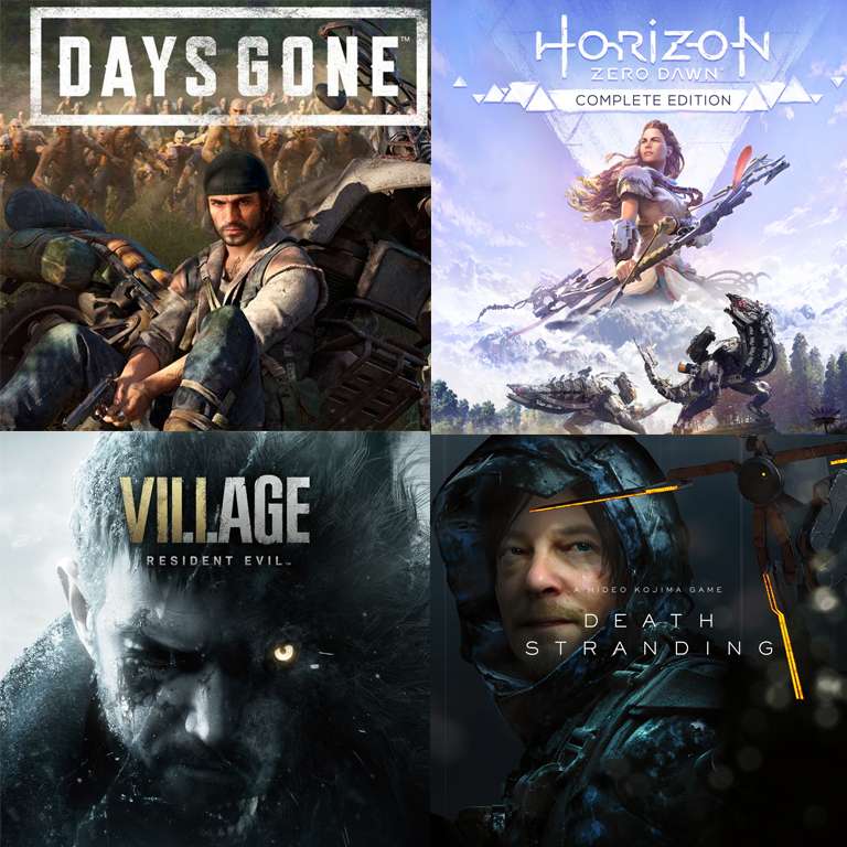 Days Gone 13€, Horizon Zero Dawn 14€, Death Stranding 14€, Resident Evil Village, Cyberpunk 2077 a 14€ [STEAM]