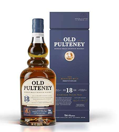 Old Pulteney 18 Años Single Malt Whisky 46% - 700 ml
