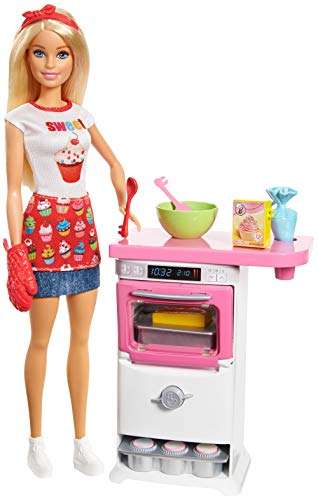Muñeca quiero ser - Barbie y su Pastelería - muñeca - (Mattel FHP57)