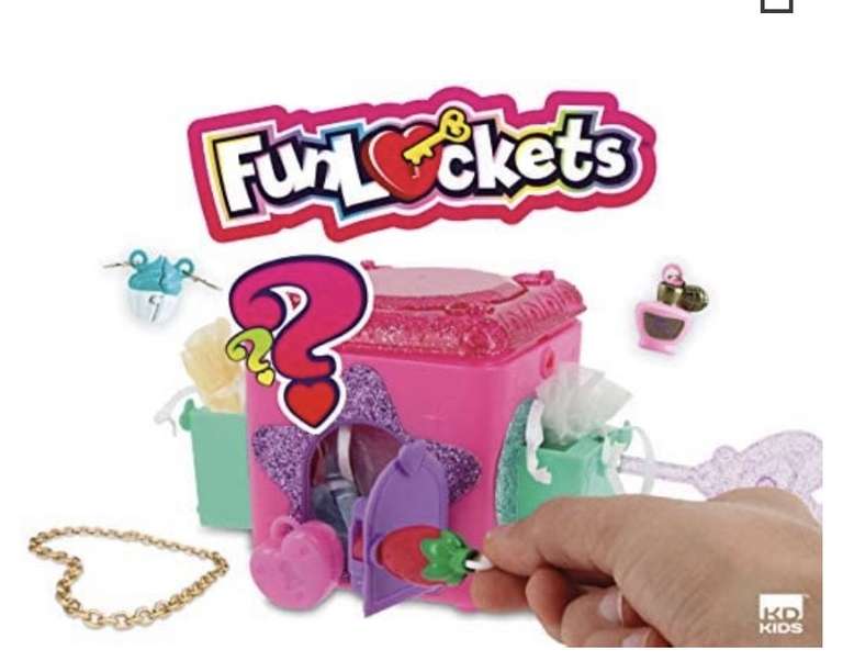 Funlockets - Caja de secretos, juego de escape para niña, sorpresas, joyas, modelo aleatorio (rosa, morado)