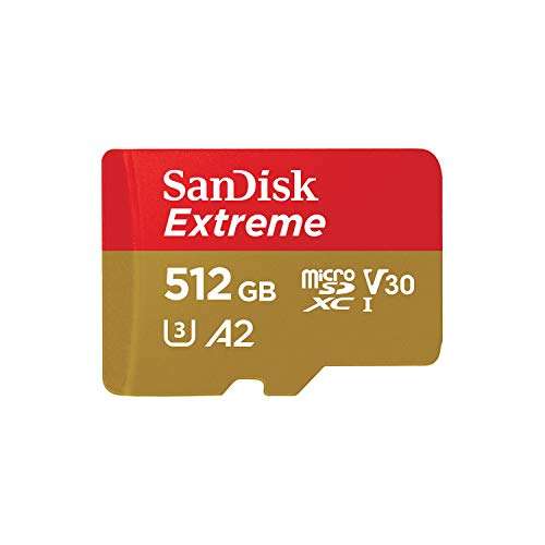 SanDisk Extreme SDSQXA1-512G-GN6MA - Tarjeta de Memoria microSDXC de 512 GB