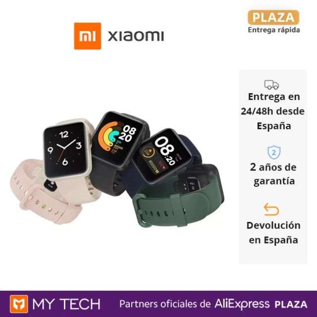 Xiaomi Mi Watch Lite, smartwatch, pantalla a color 1,4'', resistente al agua 5ATM, GPS integrado, 9 días de batería - DIA 17 10 am