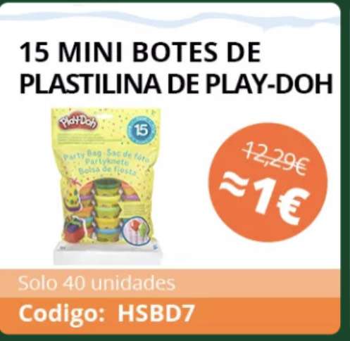 Pack 15 Mini Botes de Plastilina Play-Doh!(El 13/12 a la 16:00)