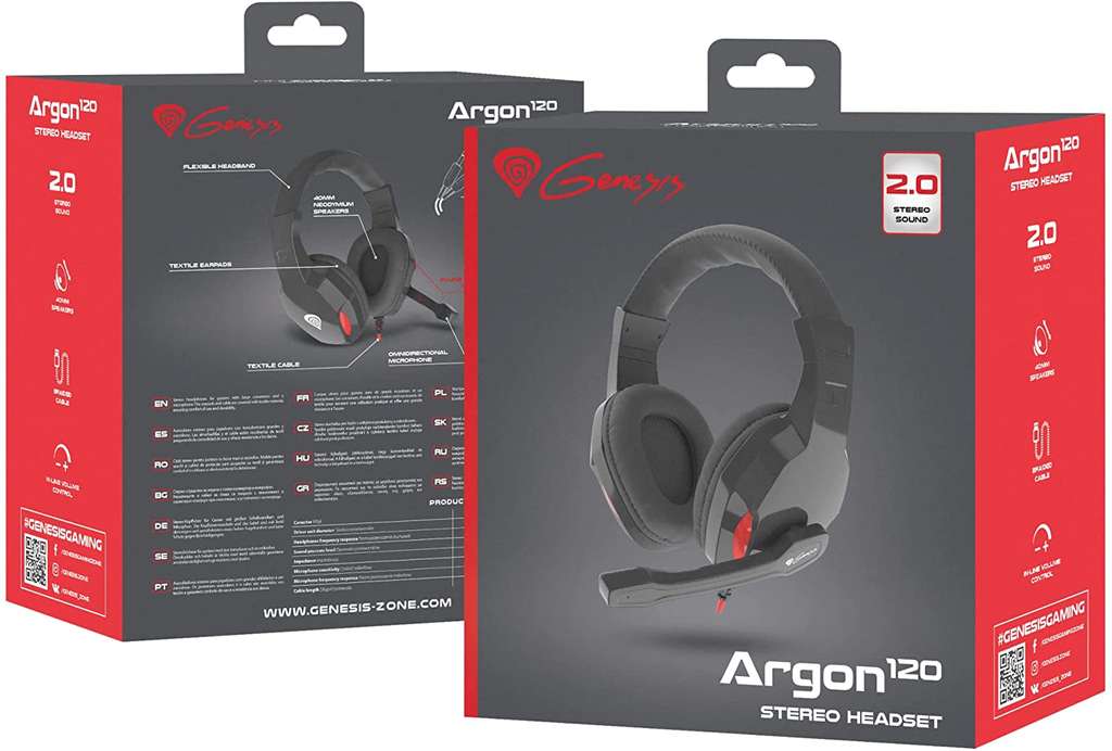 Auriculares Gaming GENESIS Argon 120