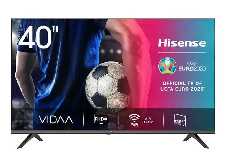 TV LED 40" Smart TV FHD Hisense 40A5600F con Dolby Audio por sólo 205,79€