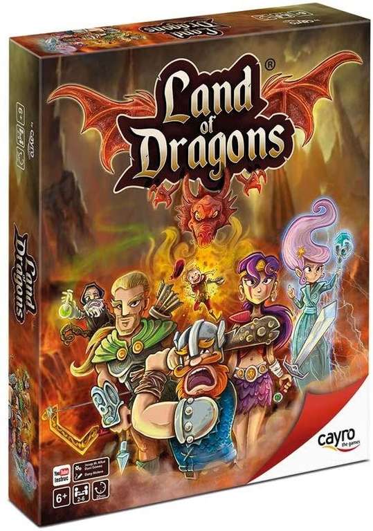 Cayro - Land of Dragons - Juego de Mesa - Desarrollo de Habilidades cognitivas y estratégicas- Juego de Mesa